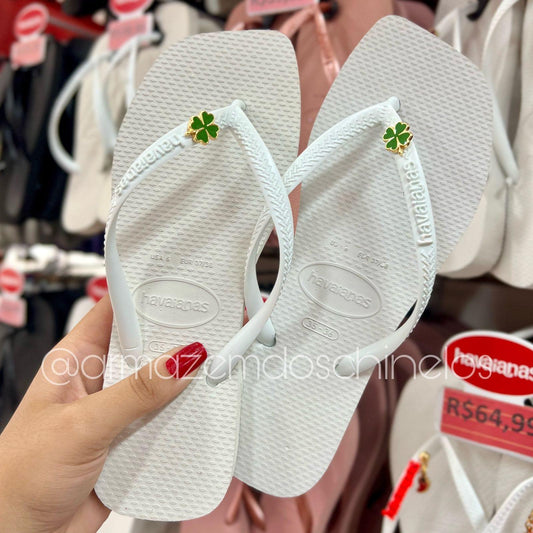 Havaianas Slim Square + Pin Trevo