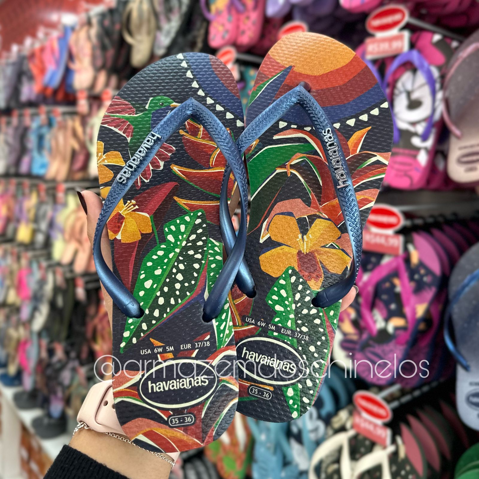 Chinelo havaianas hot sale tropical feminino