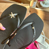 Havaianas Slim Square + Pingente estrela do mar e ponto de luz