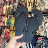 Havaianas Slim Sparkle (Preto) + Pin Tartaruga e Estrela do Mar