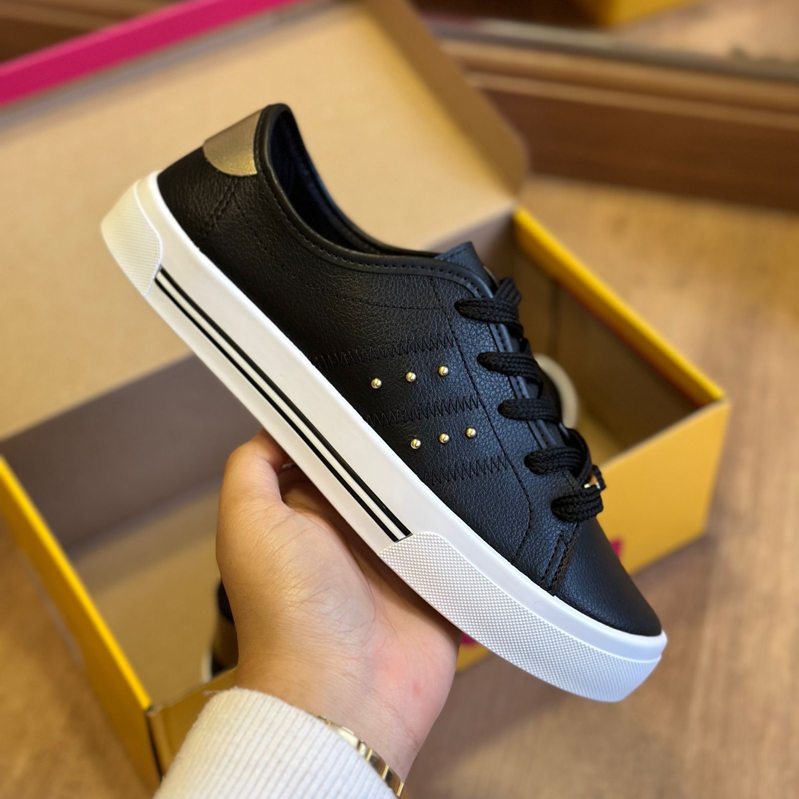 Tênis Feminino Moleca Preto Tenis Marca Moleca Tênis Moleca Casual