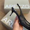 Scarpin Arezzo Tela Salto Kitten Slingback A127570121