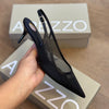 Scarpin Arezzo Tela Salto Kitten Slingback A127570121