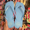 Havaianas Slim Square Logo Pop Up + Pin Stitch