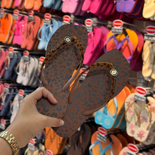 Havaianas Slim Square Velvet + Pin Olho Grego Fixo Grátis