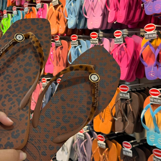 Havaianas Slim Square Velvet + Pin Olho Grego Fixo Grátis