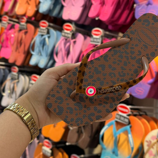 Havaianas Slim Square Velvet + Pin Olho Grego Fixo Grátis