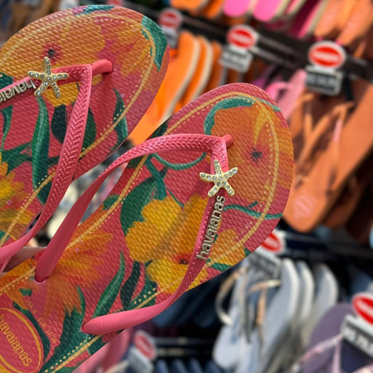 Havaianas Slim Tropical + Pin Estrela do Mar