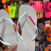 Havaianas Slim Square + Placa Logo + Pin Concha