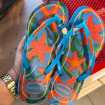 Havaianas Slim Tropical + Pin Golfinho, Sereia e Concha