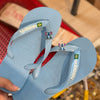 Chinelo Havaianas Brasil Logo + Pin Stitch