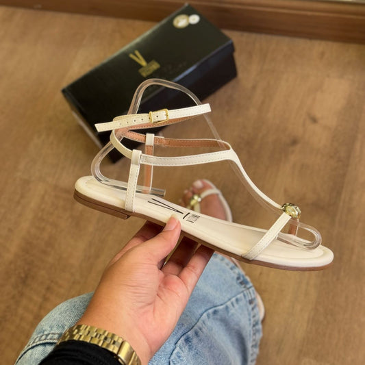 Sandália Vizzano Tiras Finas com Detalhe Dourado 6235.1711