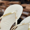 Havaianas Slim + Placa Logo + Pin Borboleta