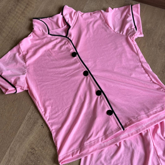 Conjunto Pijama Americano (Rosa)