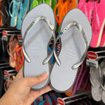 Chinelo Slim Point + Pin Concha, Sereia, Golfinho