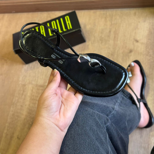 Sandália Santa Lolla Rasteira Napa Madri 01F7.5697.0A54