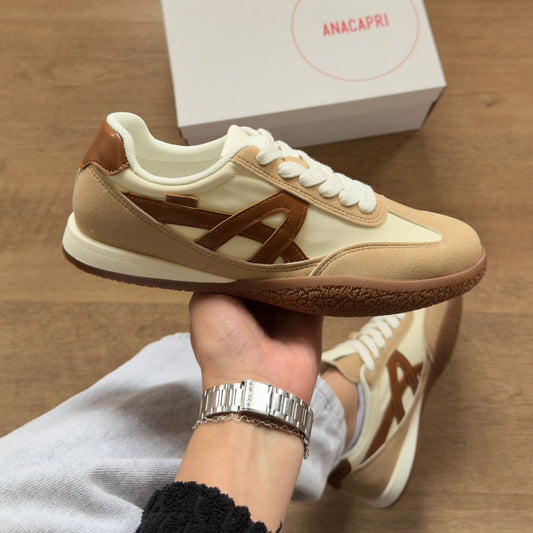 Tênis Ana Capri Couro Detalhe Lateral C30711