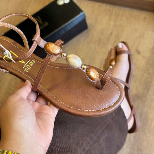 Sandália Vizzano Rasteira Tiras Finas 6370.470