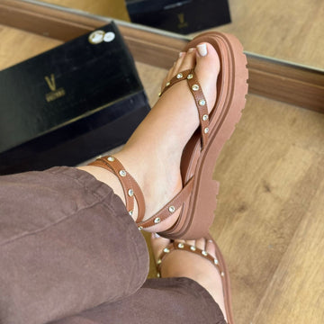 Sandália Vizzano Tiras no Tornozelo com Pedrarias 6499.133