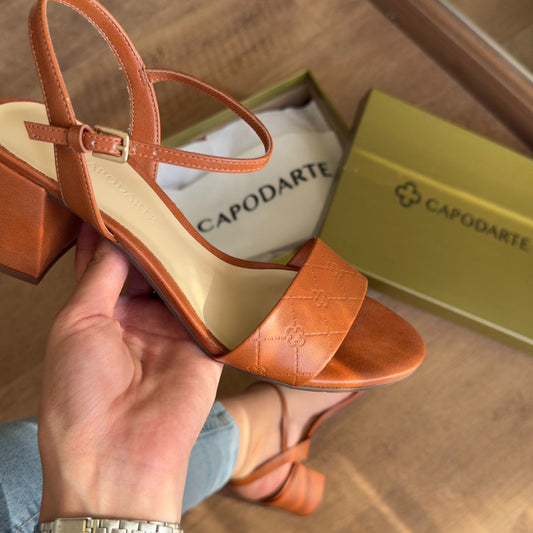 Sandália Capodarte Salto Bloco Baixo 4017746