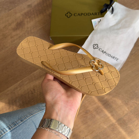 Chinelo De Dedo Capodarte Detalhe Trevo 4015042