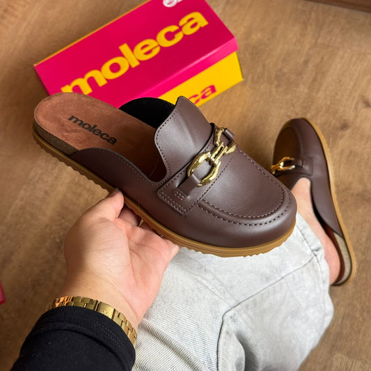 Mule Moleca Detalhe Dourado 5743.213