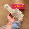 Sandália Moleca Rasteirinha Floral 5462.149
