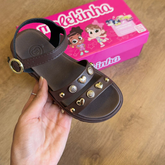 Sandália Molekinha Coração 2344.142
