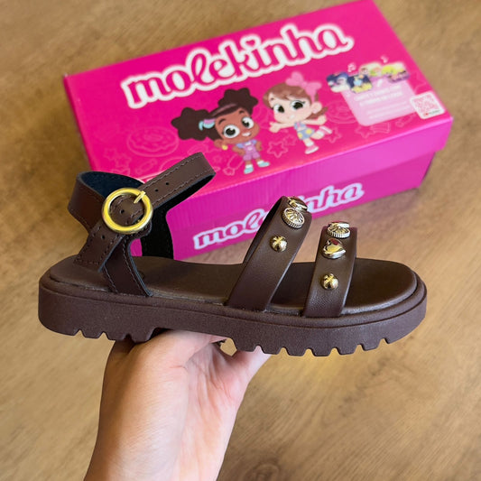 Sandália Molekinha Coração 2344.142