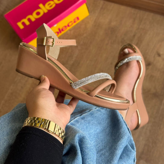 Tamanco Moleca Tira em Strass 5512.309