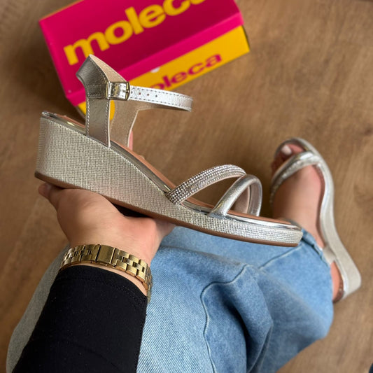 Tamanco Moleca Tira em Strass 5512.309