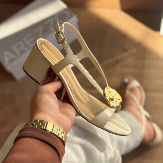 Sandália Arezzo Detalhe Floral A100551294000