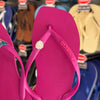Chinelo Havaianas Logo Pop + Pin Concha, Golfinho e Sereia