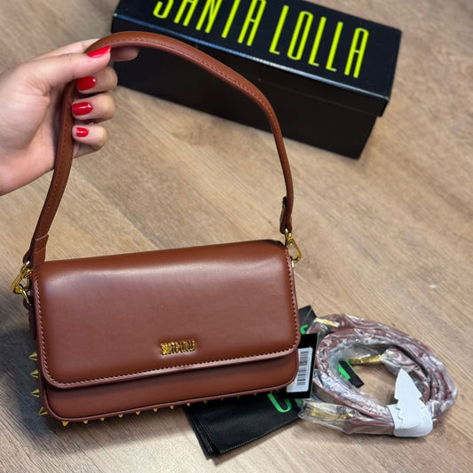 Bolsa Santa Lolla Alça Dupla Detalhe Spike 0470.5A1D