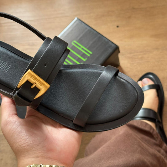 Sandália Santa Lolla Rasteira Couro 0B5E.5B00