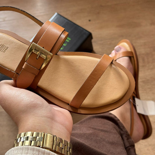 Sandália Santa Lolla Rasteira Couro 0B5E.5B00