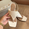 Sandália Arezzo Bloco Bico Quadrado Tira A117850010