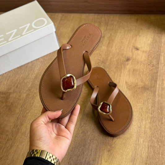 Chinelo De Dedo Brizza Pedraria Z190260137