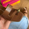 Sandália Moleca Rasteirinha Croco 5560.106