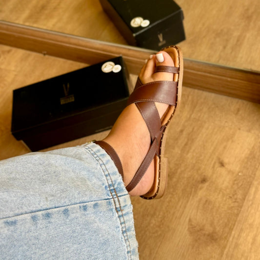 Rasteirinha Vizzano Detalhe Dourado 6463.107