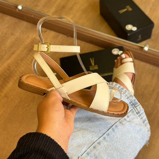 Rasteirinha Vizzano Detalhe Dourado 6463.107