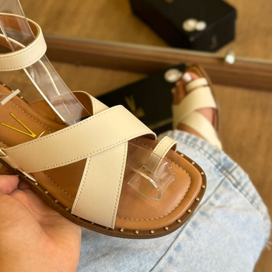 Rasteirinha Vizzano Detalhe Dourado 6463.107