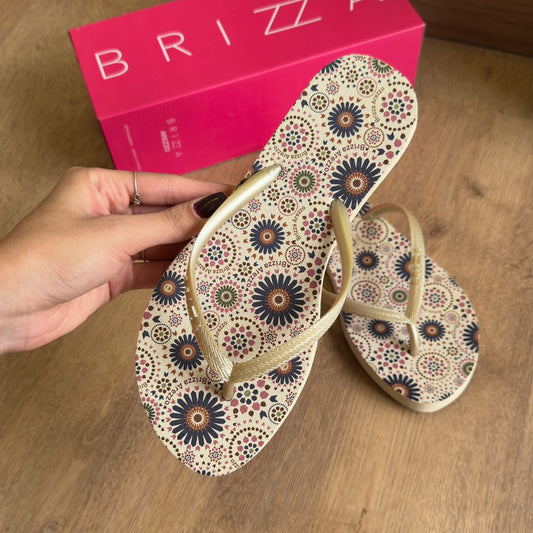Chinelo De Dedo Brizza Estampa Marrocos Z190260120