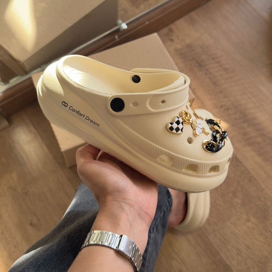 Babuche Confort Dream + Charms Bailarina