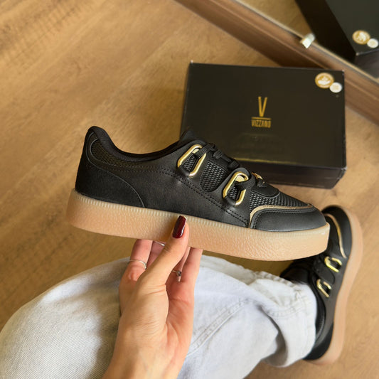 Tênis Vizzano Detalhe Dourado 1444.113