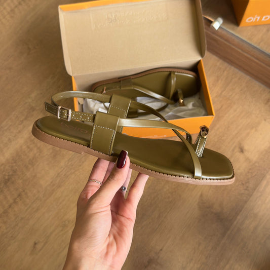 Sandália Beira Rio Tiras Finas Detalhe Dedo 8571.100