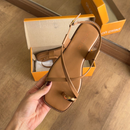 Sandália Beira Rio Tiras Finas Detalhe Dedo 8571.100