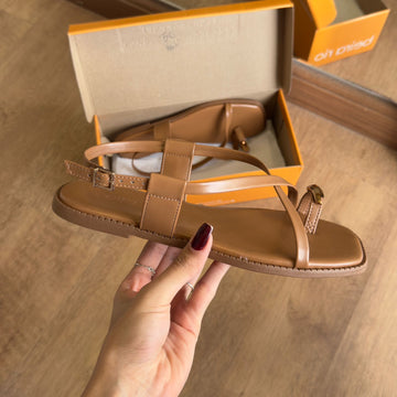 Sandália Beira Rio Tiras Finas Detalhe Dedo 8571.100