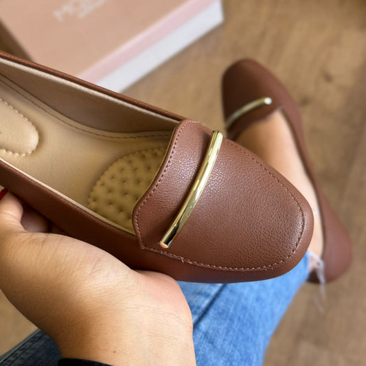 Sapatilha Modare Detalhe Dourado 7016.484