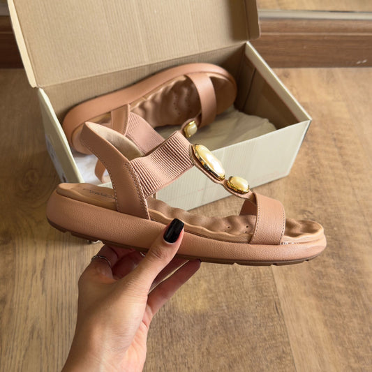 Sandália Modare Detalhe Pedrarias Ultra Conforto 7222.104